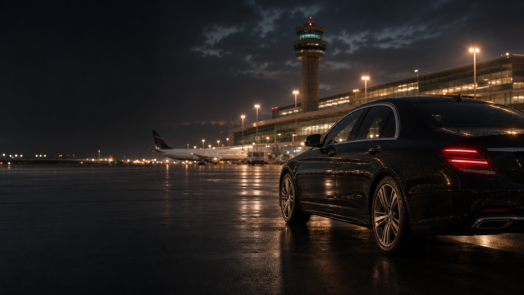 Luxury airport transfer vehicle